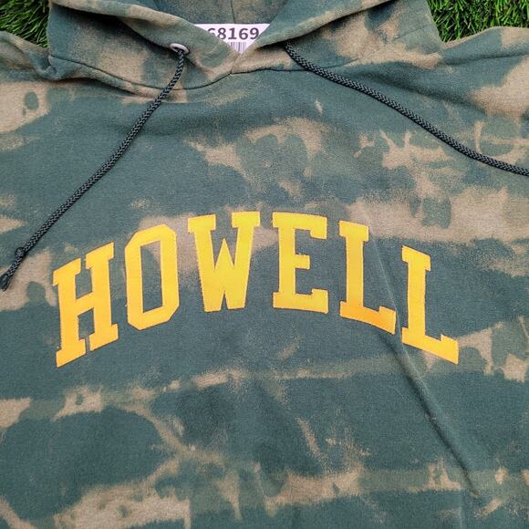 Vintage Howell Champion Hoodie Large 23x26 Tie-Dye - Picture 11 of 13